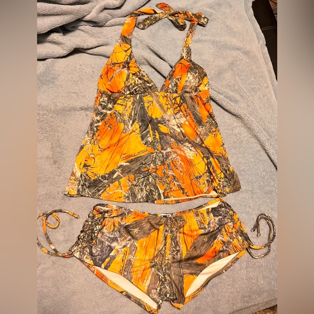 Women’s Camo Tankini 2-piece Swimsuit